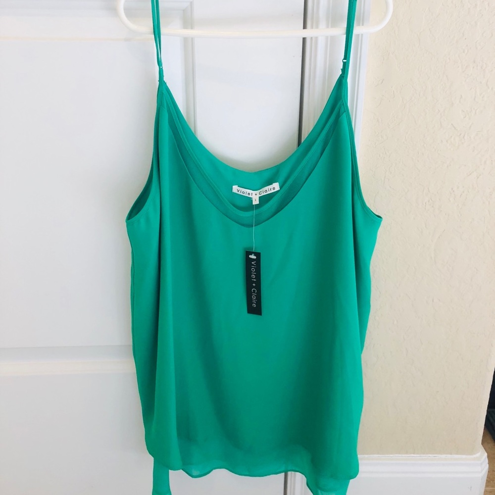 Sheer Green Tank